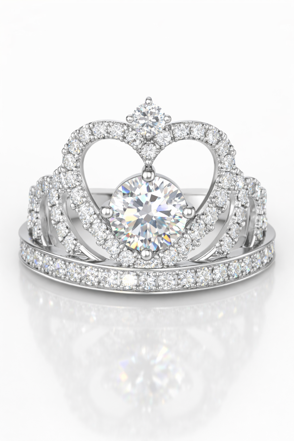 Crown-Inspired Laboratory-Grown Diamond Ring-Saleh Sallom