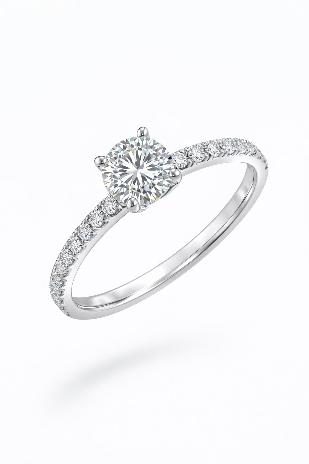 Classic Solitaire Diamond Ring-Saleh Sallom Main image