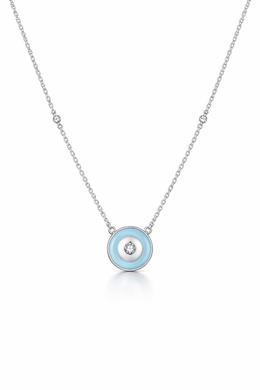 An elegant diamond necklace crafted with refined detailing and timeless appeal.-Saleh Sallom