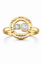 Diamond Drop Earrings in 18K Yellow Gold