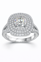 Round Brilliant Halo Diamond Ring | 1.20 Carat | VS1 | White Gold | Saleh Sallom-Saleh Sallom