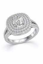 Round Brilliant Halo Diamond Ring | 1.20 Carat | VS1 | White Gold | Saleh Sallom-Saleh Sallom