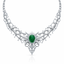 Natural Emerald & Diamond High Jewelry Necklace | 2.97 Ct Diamonds | VS–SI, G–H | Saleh Sallom-Saleh Sallom