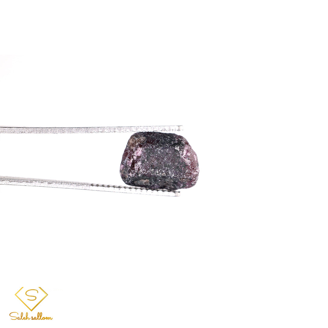 15.40 Ct Natural Ruby Rough Crystal | Unheated Purplish Red Tanzanian Ruby Collector Gemstone