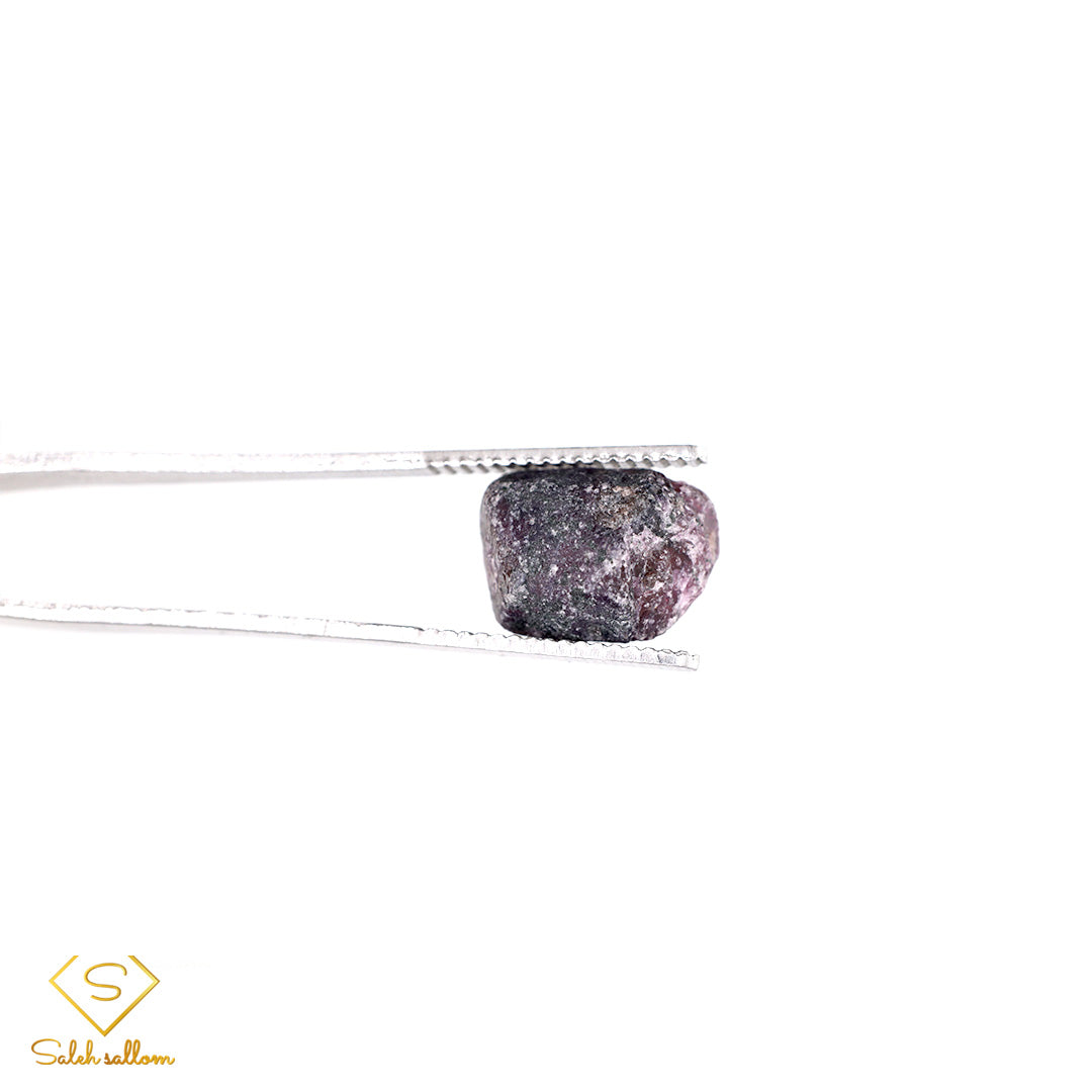 15.40 Ct Natural Ruby Rough Crystal | Unheated Purplish Red Tanzanian Ruby Collector Gemstone Secondary image