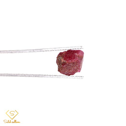 7.59 Ct Natural Ruby Rough Crystal | Unheated Purplish Red Tanzanian Ruby Collector Gemstone