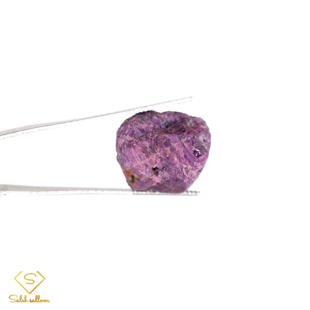 84.03 Ct Natural Ruby Rough Crystal | Unheated Purple-Red Ruby Specimen | Collector Gemstone Main image