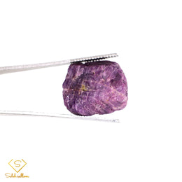 84.03 Ct Natural Ruby Rough Crystal | Unheated Purple-Red Ruby Specimen | Collector Gemstone