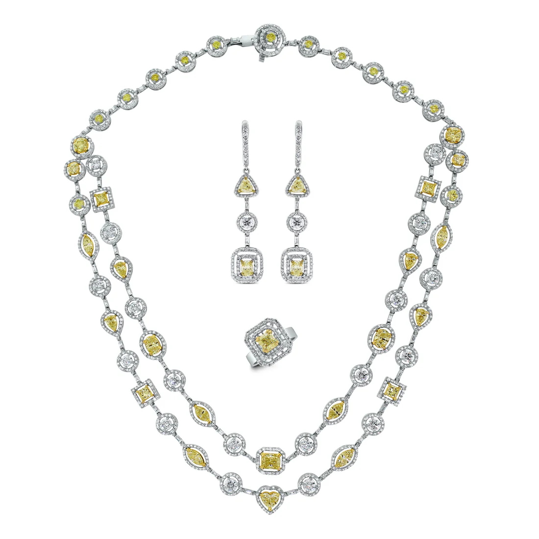 Saleh Sallom | Natural Diamond Premium Set | 16.54 CT