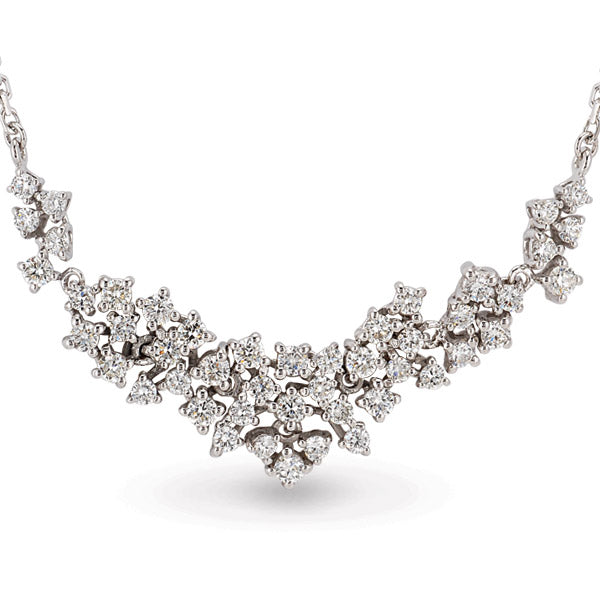 Saleh Sallom | Natural Diamond Necklace | 0.8  CT