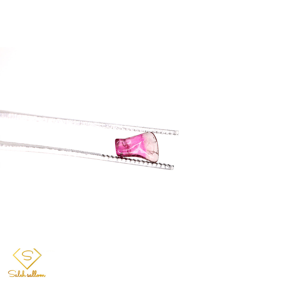 1.57 Ct Natural Bi-Color Pink Tourmaline Crystal | Purple & Pink Mozambique Tourmaline | Collector Gemstone Secondary image
