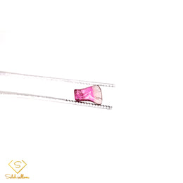 1.57 Ct Natural Bi-Color Pink Tourmaline Crystal | Purple & Pink Mozambique Tourmaline | Collector Gemstone