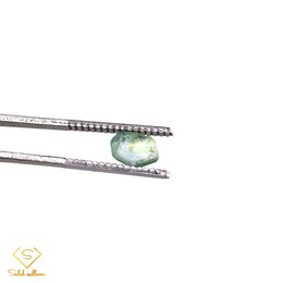 1.36 Ct Natural Blue-Green Sapphire Crystal | Unheated Madagascar Sapphire | Collector Gemstone
