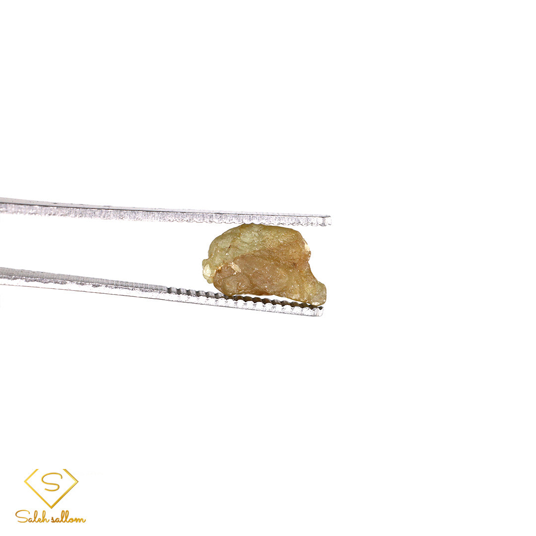 4.55 Ct Natural Yellowish Green Sapphire Crystal | Unheated Madagascar Sapphire | Rare Collector Gemstone Secondary image