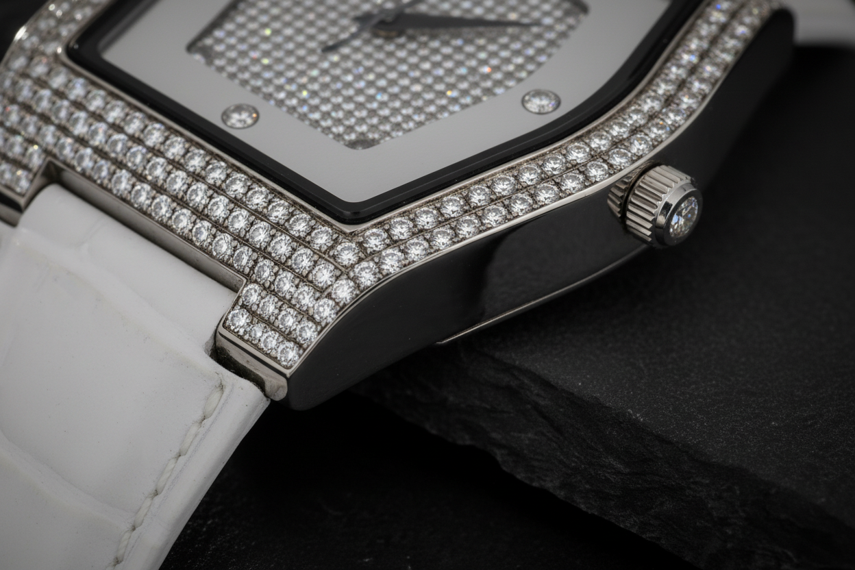 Radiant Hexa Diamond Watch-Saleh Sallom