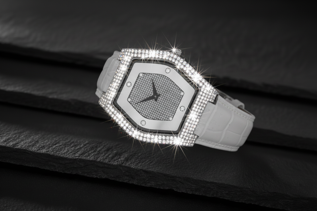 Radiant Hexa Diamond Watch-Saleh Sallom