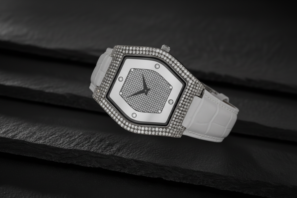 Radiant Hexa Diamond Watch-Saleh Sallom