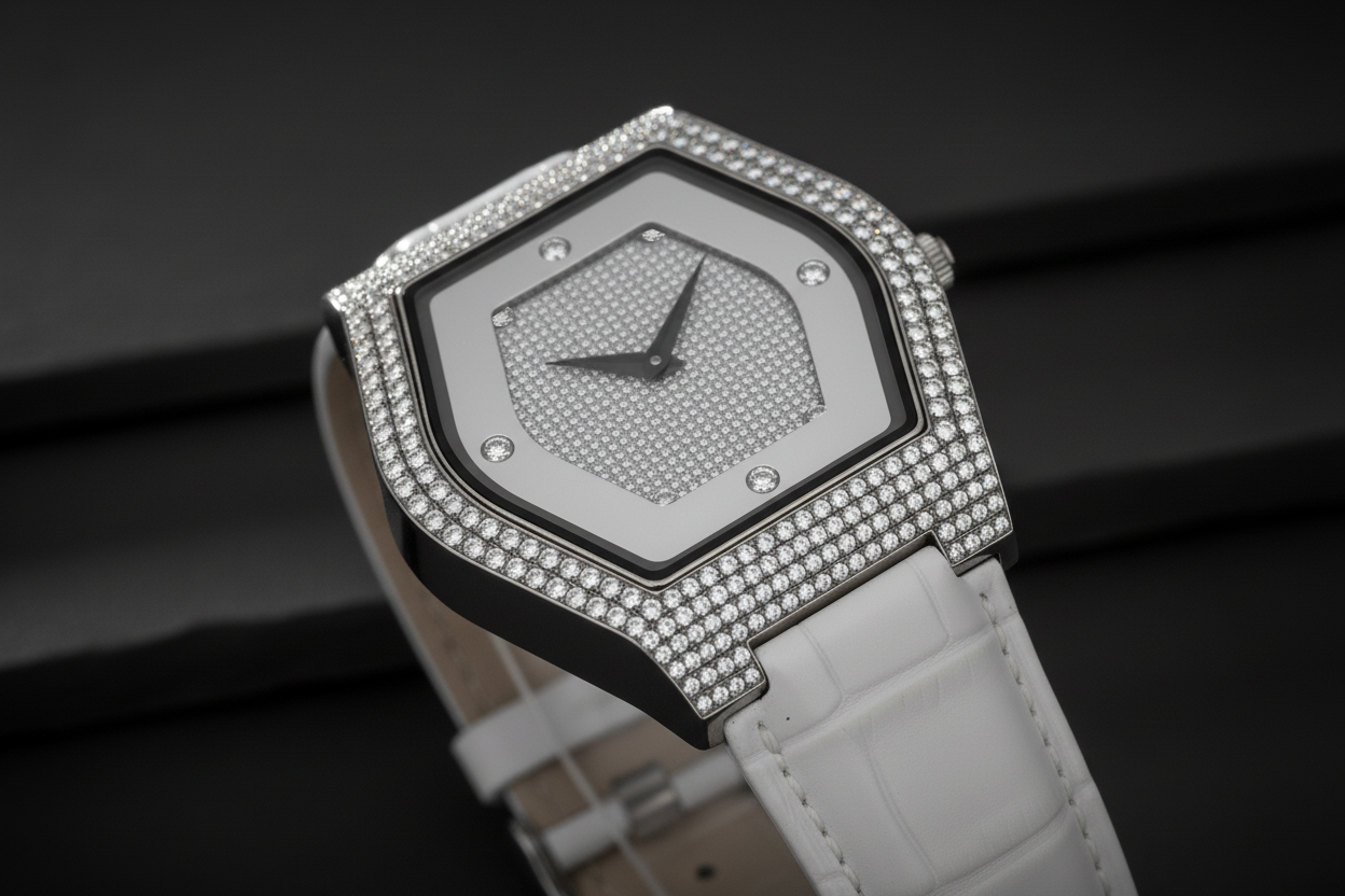 Radiant Hexa Diamond Watch-Saleh Sallom