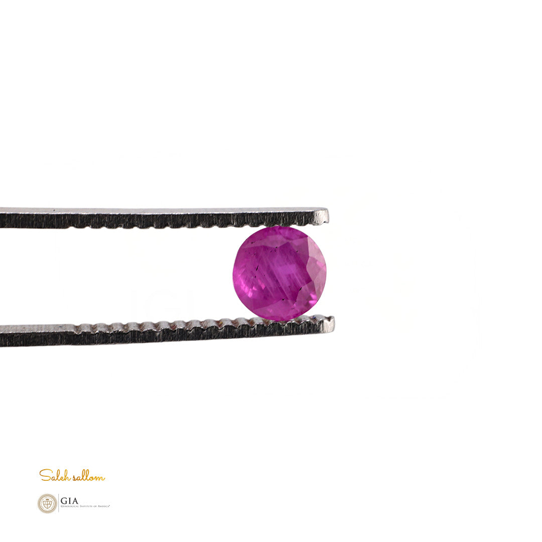 Natural Ruby (Unheated) – Certified by GIA | 0.54 Carat | Report No. 6495336850