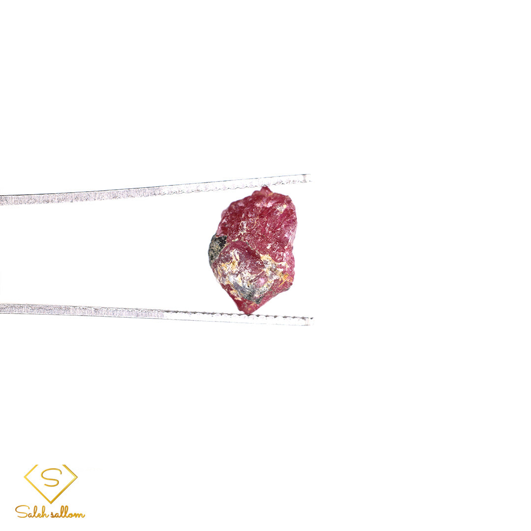 10.62 Ct Natural Ruby Rough Crystal | Unheated Tanzanian Ruby | Natural Red Corundum Specimen Secondary image