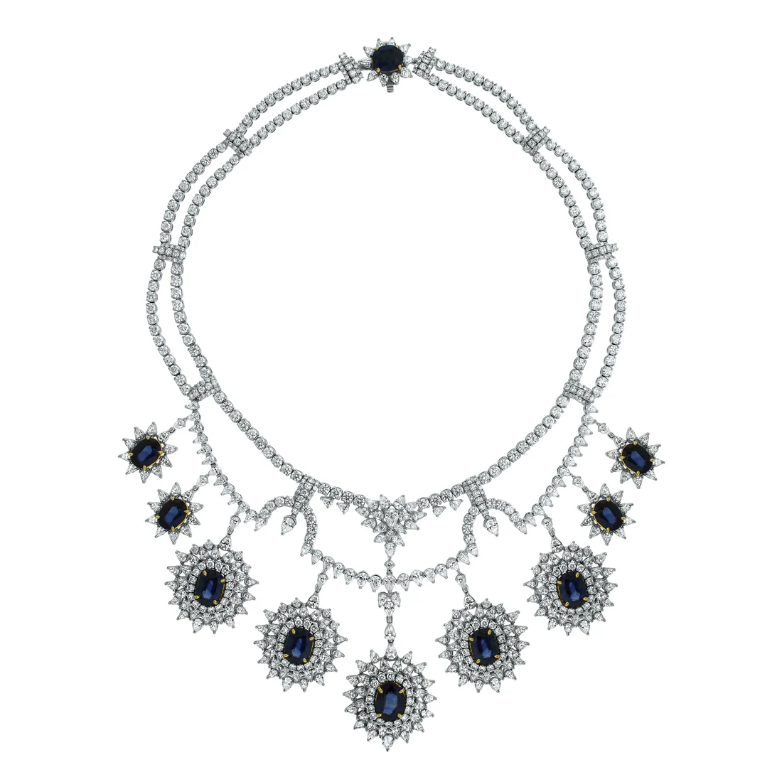 Saleh Sallom | Natural Diamonds Necklace | 139.11  CT
