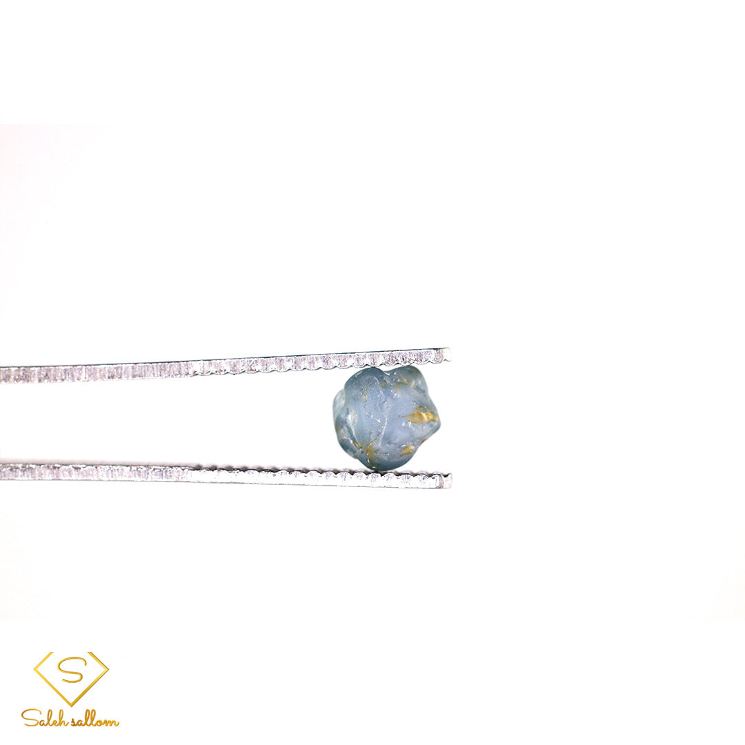 2.10 Ct Natural Blue Sapphire Rough Crystal | Unheated Madagascar Sapphire | Natural Corundum Specimen Secondary image