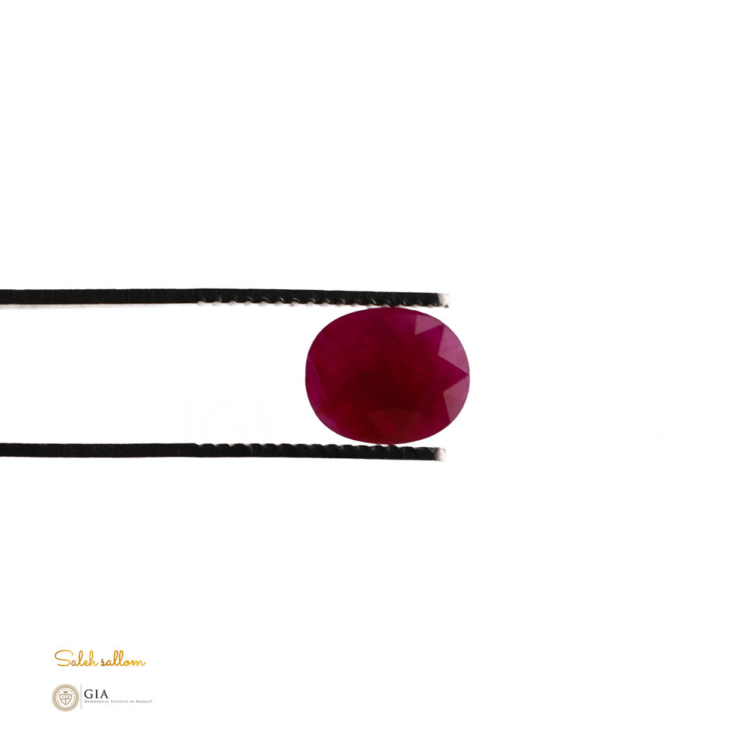 Natural Ruby – Certified by GIA | 5.01 Carats | Report No. 6482723064