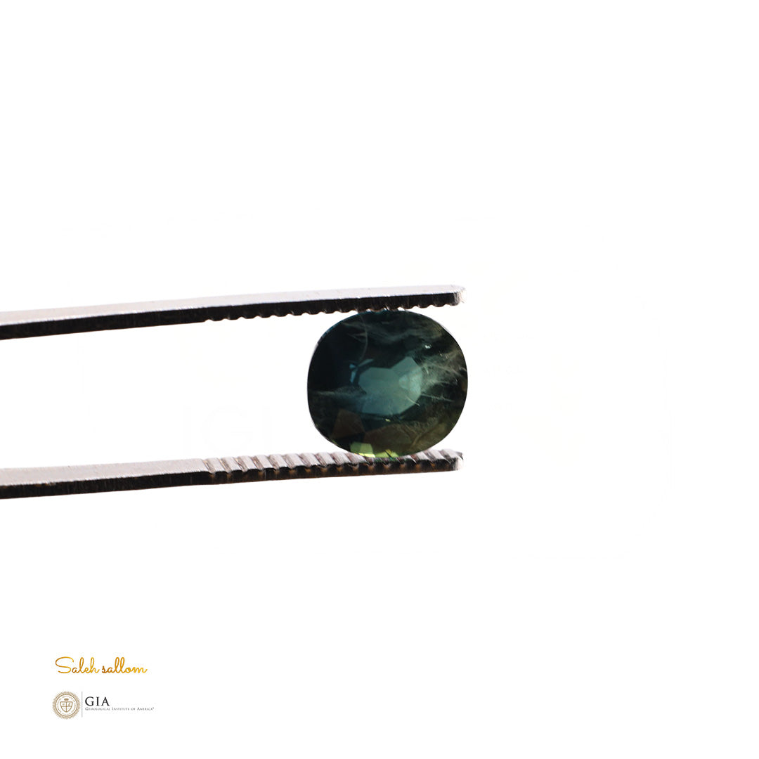 Natural Greenish-Blue Sapphire – Certified by GIA | 5.90 Carats | Report No. 7486857108