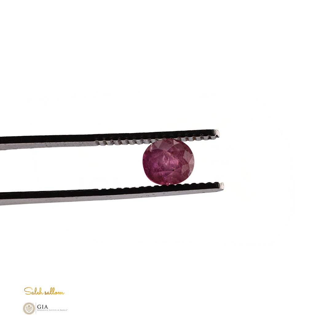 Natural Red-Purple Sapphire – Certified by GIA | 2.17 Carats | Report No. 1488661904