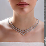 Saleh Sallom | Lab Created Diamonds  necklace | 4 CT
