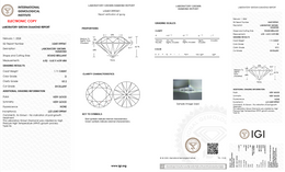 1.11 Carat D Color Lab Grown Diamond – Round Brilliant | IGI Certified-Saleh Sallom