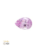Laboratory Grown Pink Sapphire – Certified by IGI | 4.79 Carats | Pear Mixed Cut | Report No. 639402554