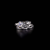 SILVARODIUM RING BY SALEH SALLOM