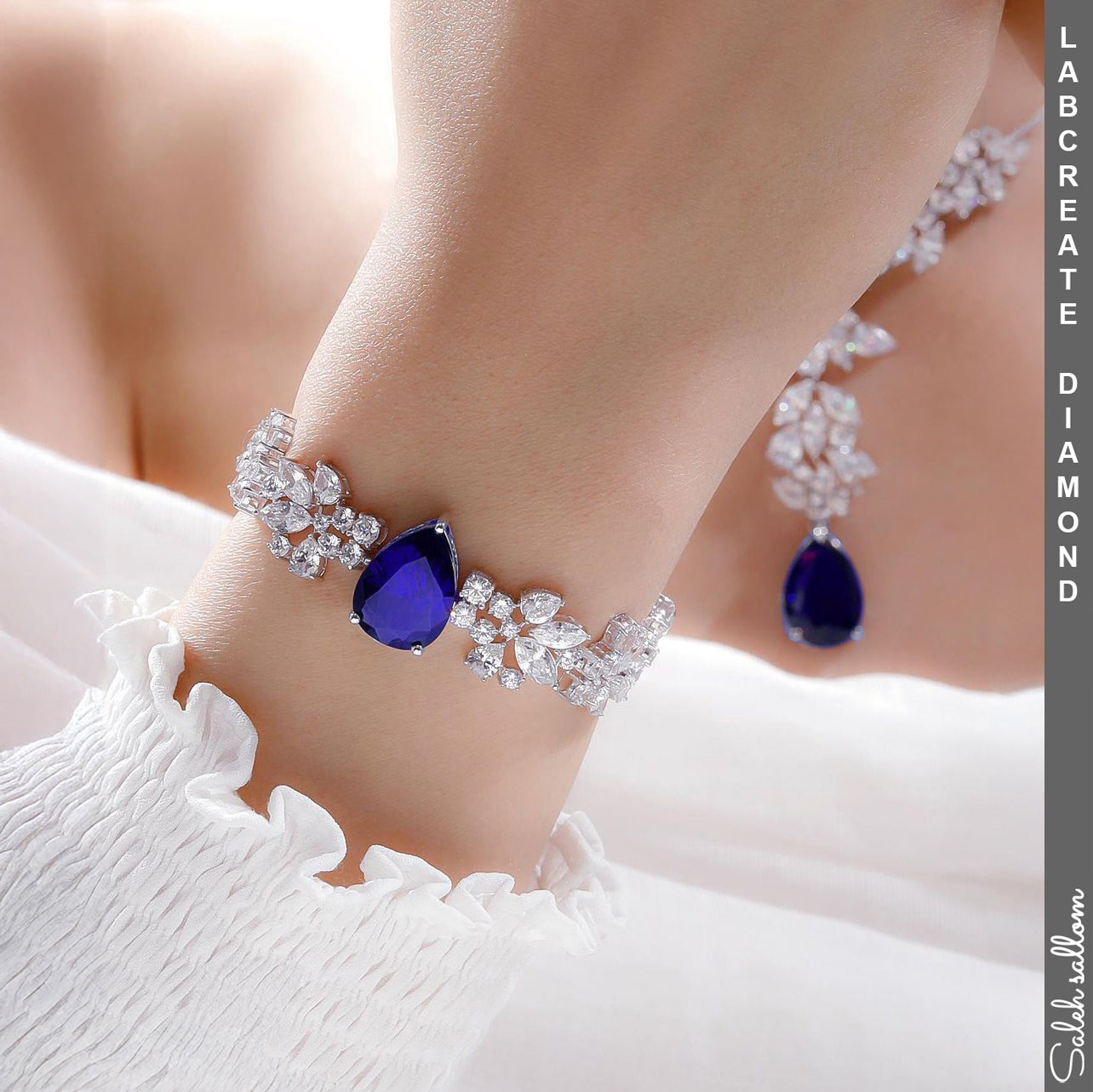 Fashion Lab Created Diamond Layered Bracelet saleh sallom
