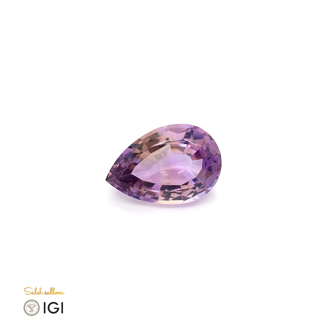 Laboratory Grown Pink Sapphire – Certified by IGI | 5.87 Carats | Pear Mixed Cut | Report No. 639402551