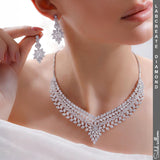 Saleh Sallom | Lab Created Diamonds Jewelry Set |  13 CT