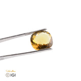 Natural Citrine Quartz – Certified by IGI | 12.81 Carats | Report No. 601399992