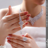 Saleh Sallom | Lab Created Diamonds Jewelry Set |  20 CT