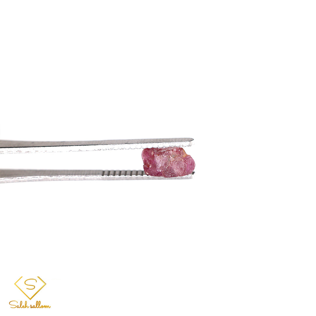 2.78 Ct Natural Purplish Red Ruby Rough Crystal | Unheated Madagascar Ruby Specimen Main image