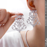 Saleh Sallom | Lab Created Diamonds Earring |  6 CT