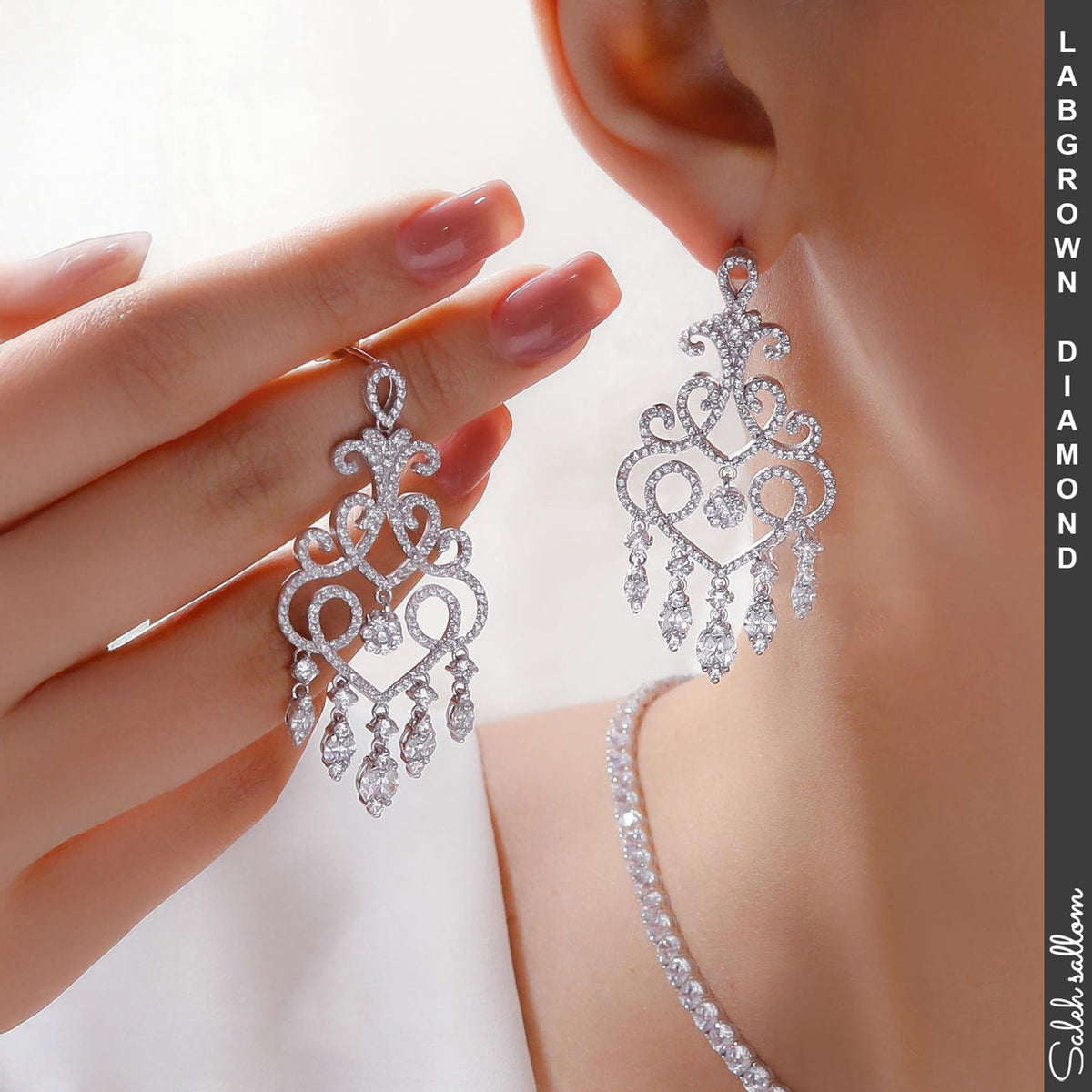 Saleh Sallom | Lab Grown Diamond Earring | 5 CT