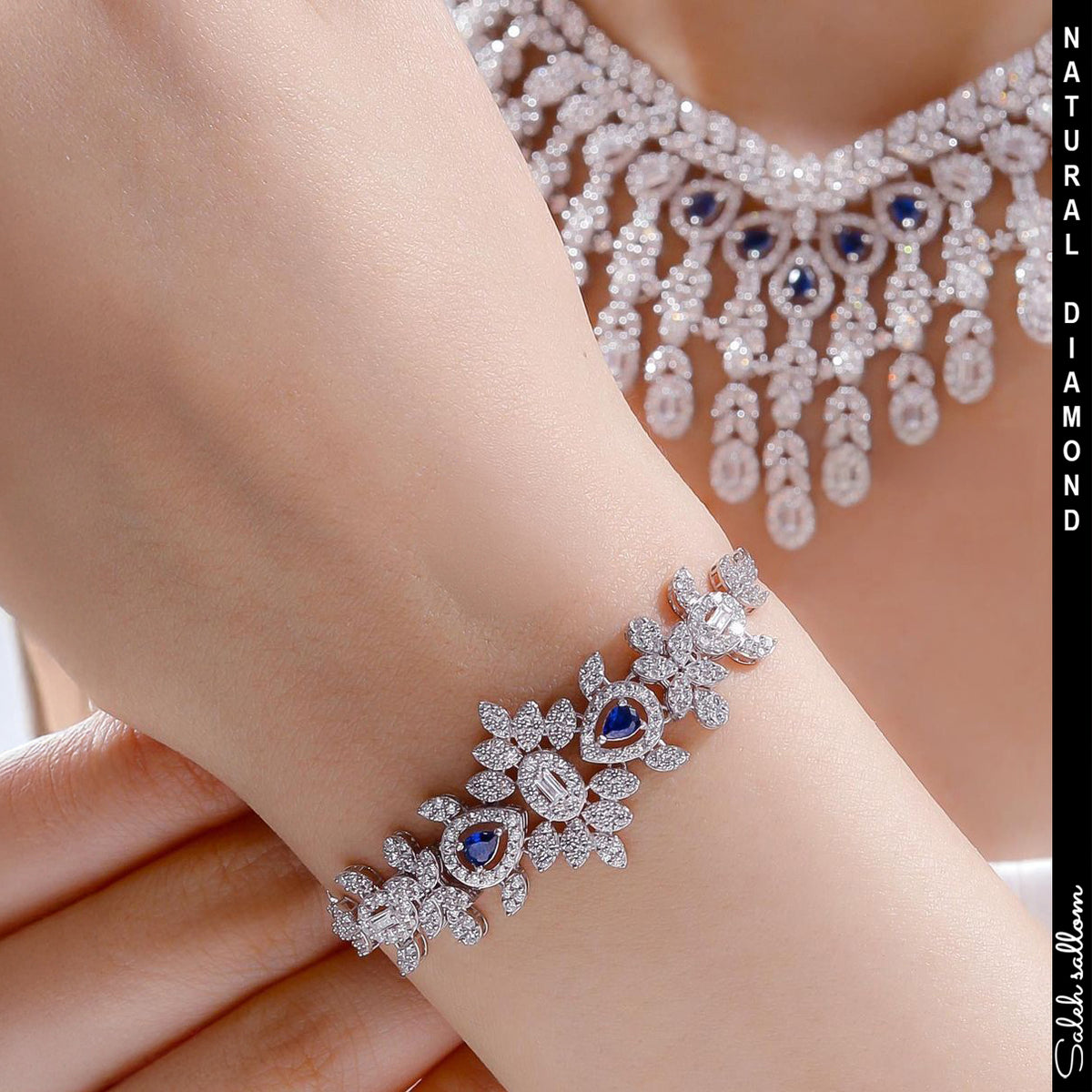 Saleh Sallom | Natural Diamond Bracelet 3.5 CT