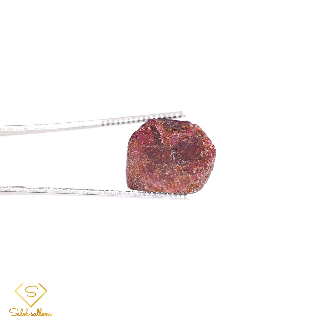 40.33 Ct Natural Purplish Red Ruby Rough Crystal | Unheated Tanzania Ruby Collector Specimen Main image