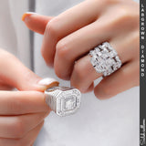 Saleh Sallom | Lab Grown Diamond Couple Rings  | 7.5 CT