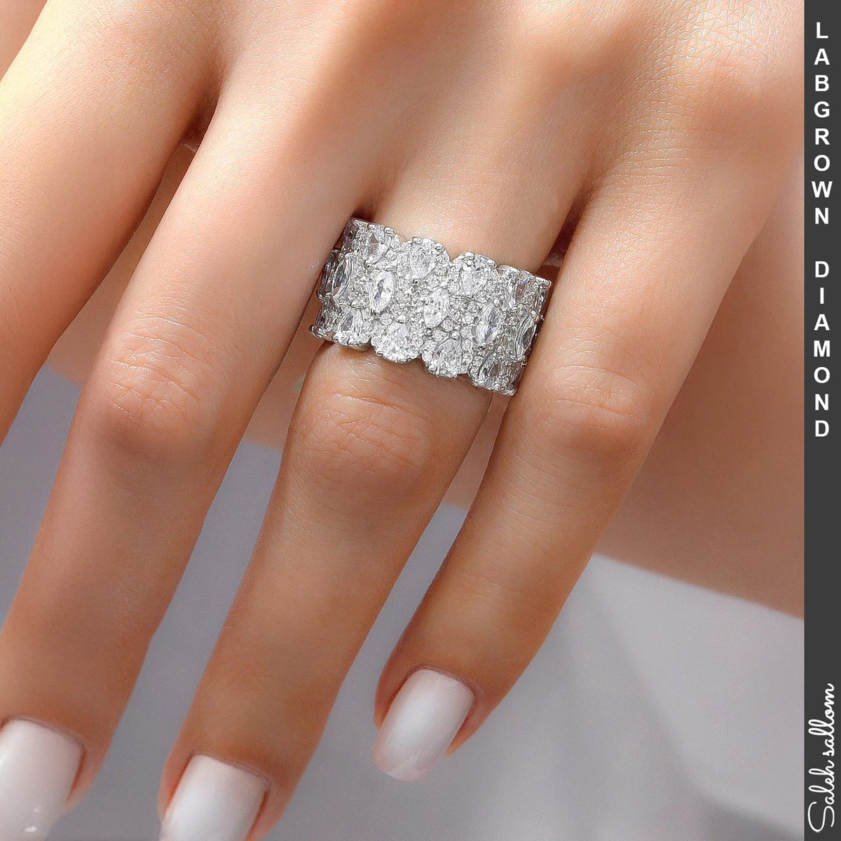 Saleh Sallom | Lab Grown Diamond Ring | 4 Carats