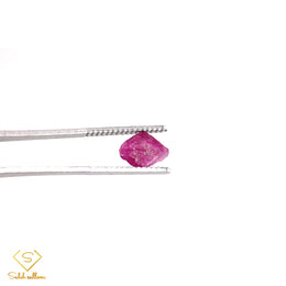 3.46 Ct Natural Purplish Red Ruby Rough Crystal | Unheated Tanzania Ruby Collector Gemstone