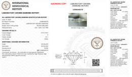 0.70 Carat E Color VS1 Ideal Cut Laboratory Grown Round Brilliant Diamond – IGI Certified-Saleh Sallom