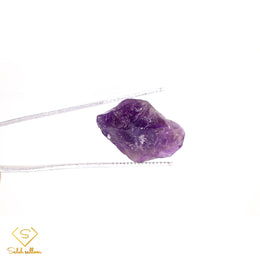 27.67 Ct Natural Purple Amethyst Rough Crystal | Unheated African Amethyst Specimen
