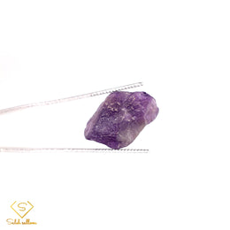 27.67 Ct Natural Purple Amethyst Rough Crystal | Unheated African Amethyst Specimen