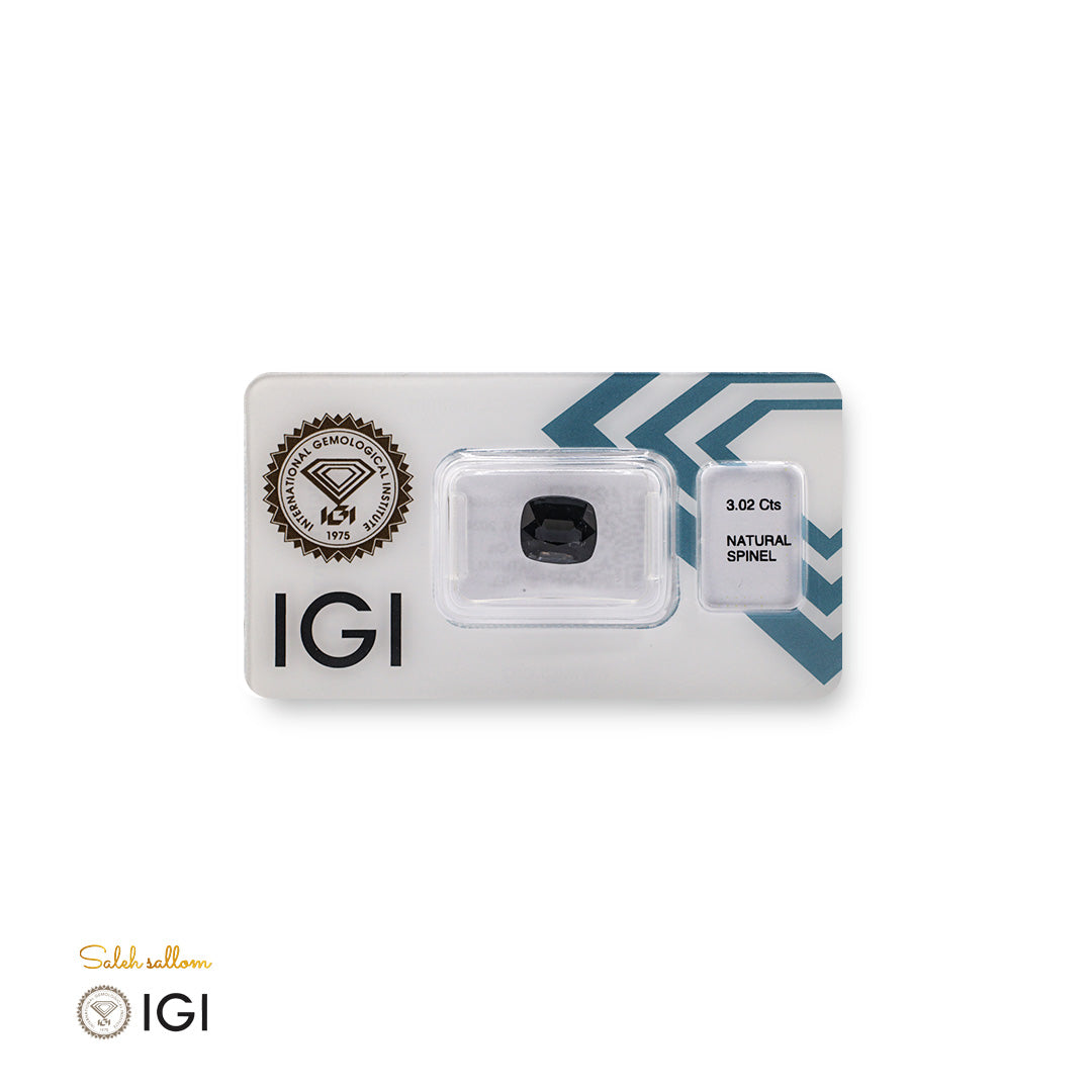 Natural Spinel – Certified by IGI | 3.02 Carats | Report No. 601399488
